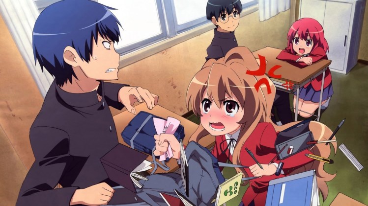 Toradora - Top 10 anime dễ thương nhất